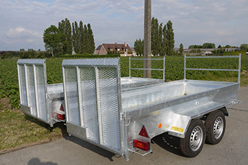 ongeremd metaal met ramp 3.2m 001